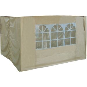 GREENBAY 3x3m Pop Up Gazebo 4 Side Curtains Replacement Only Canopy Side Covers Beige GREENBAY 3x3m Pop Up Gazebo 4 Side Curtains Replacement Only Canopy Side Covers Beige