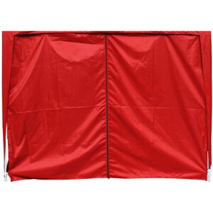 Green Bay - 3x3M Pop Up Gazebo Side Panel Wall Only,1 Piece Red with Zipper Green Bay - 3x3M Pop Up Gazebo Side Panel Wall Only,1 Piece Red with Zipper