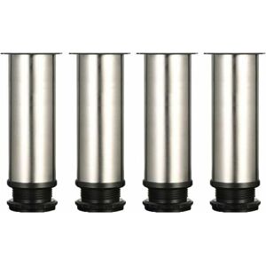 Hoopzi - 4 Adjustable Legs 150mm Height thicken cabinet legs Table legs Furniture legs, Brushed stainless steel, Adjustable height 0-15mm Come with Hoopzi - 4 Adjustable Legs 150mm Height thicken cabinet legs Table legs Furniture legs, Brushed stainless steel, Adjustable height 0-15mm Come with
