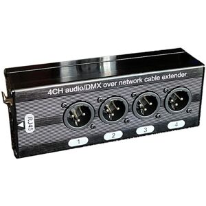 Tlily - 4-Channel 3-Pin xlr Audio and over Network Cable Extender, Male Tlily - 4-Channel 3-Pin xlr Audio and over Network Cable Extender, Male