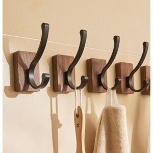 Tonchean - 4 Coat Rack - Wooden Coat Hooks, Wall Mounted Hook for Hats, Keys, Towels, Wallets, Living Room Decor, Bathroom, Bedroom, Kitchen, Tonchean - 4 Coat Rack - Wooden Coat Hooks, Wall Mounted Hook for Hats, Keys, Towels, Wallets, Living Room Decor, Bathroom, Bedroom, Kitchen,