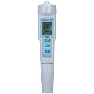 Euritecsa - 4 En 1 Testeur Qualite De L'Eau Ph / Ec / Tds / Temperature Ip55 Metre Arret Automatique Etanche Retro-Eclairage Affichage Testeur Blanc Euritecsa - 4 En 1 Testeur Qualite De L'Eau Ph / Ec / Tds / Temperature Ip55 Metre Arret Automatique Etanche Retro-Eclairage Affichage Testeur Blanc