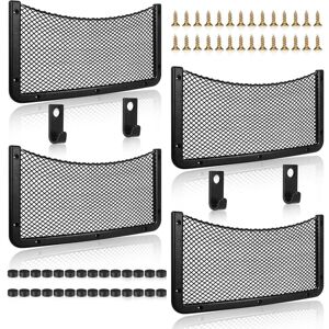 Csparkv - 4 Pack Car Storage Net, Trunk Storage Net, Large Size, Car Pocket Organizer Bag for Auto, rv, Boat, Home (42 21CM(4pcs)) Csparkv - 4 Pack Car Storage Net, Trunk Storage Net, Large Size, Car Pocket Organizer Bag for Auto, rv, Boat, Home (42 21CM(4pcs))