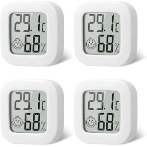 WOIYIC 4 Pack Indoor Thermometer Mini Thermometer Hygrometer High Accuracy Temperature Humidity Monitor with Comfortable Icon Air for Kitchen Baby Room WOIYIC 4 Pack Indoor Thermometer Mini Thermometer Hygrometer High Accuracy Temperature Humidity Monitor with Comfortable Icon Air for Kitchen Baby Room