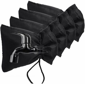 Ymyny - 4-Pack Outdoor Faucet Covers to Protect Against Freeze in Winter, Insulation for Garden Faucets and Hoses, 18 x 14 cm Ymyny - 4-Pack Outdoor Faucet Covers to Protect Against Freeze in Winter, Insulation for Garden Faucets and Hoses, 18 x 14 cm