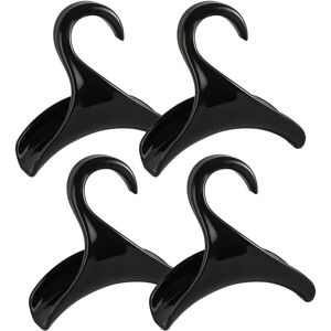 Linghhang - 4 Pack Purse Hooks, Handbag Hook, Black, Handbag Hanger, Storage Organizer - Over the Closet, Rod for Storing and Organizing Handbags Linghhang - 4 Pack Purse Hooks, Handbag Hook, Black, Handbag Hanger, Storage Organizer - Over the Closet, Rod for Storing and Organizing Handbags