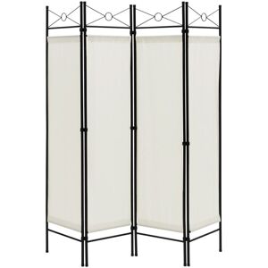 Costway - 4-Panel Room Divider Folding Privacy Screen Freestanding Protective Partition Costway - 4-Panel Room Divider Folding Privacy Screen Freestanding Protective Partition