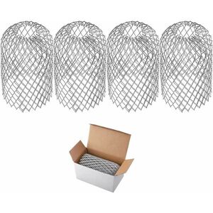 Gotrays - 4 Pcs Aluminum Gutter Screen, Expandable Metal Gutter Guard Filter for Downspout Connectors Gotrays - 4 Pcs Aluminum Gutter Screen, Expandable Metal Gutter Guard Filter for Downspout Connectors