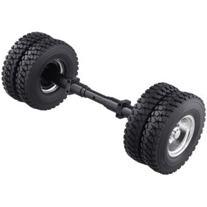 Tlily - 4 Pcs Rubber Tire with No Power Drive Shaft for 1/14 -rc Truck Car 770S 3363 FH16 man Diy Parts Toys b Tlily - 4 Pcs Rubber Tire with No Power Drive Shaft for 1/14 -rc Truck Car 770S 3363 FH16 man Diy Parts Toys b