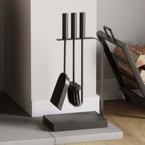 Home Discount - Aston 4 Piece Companion Set Black Fireplace Accessories Shovel, Poker & Brush Home Discount - Aston 4 Piece Companion Set Black Fireplace Accessories Shovel, Poker & Brush