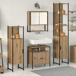 Vidaxl - Bathroom Furniture Set 4 pcs Artisan oak 33 x 33 x 185.5 cm Vidaxl - Bathroom Furniture Set 4 pcs Artisan oak 33 x 33 x 185.5 cm