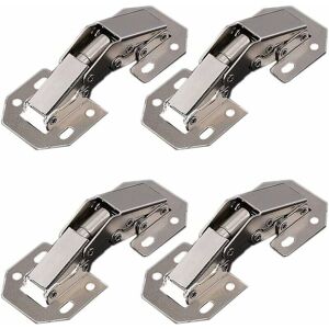 GOTRAYS 4 Pieces 90 Degree Easy to Install Concealed Kitchen Cabinet/Cabinet Arched Hinges GOTRAYS 4 Pieces 90 Degree Easy to Install Concealed Kitchen Cabinet/Cabinet Arched Hinges