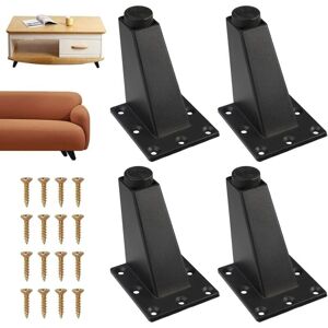 WOIYIC 4 Pieces Adjustable Furniture Legs Kitchen Legs Worktop Bar TV Desk Table Legs, Aluminum Alloy Furniture Legs, for Sofa Table Cabinets Shelves, Easy WOIYIC 4 Pieces Adjustable Furniture Legs Kitchen Legs Worktop Bar TV Desk Table Legs, Aluminum Alloy Furniture Legs, for Sofa Table Cabinets Shelves, Easy