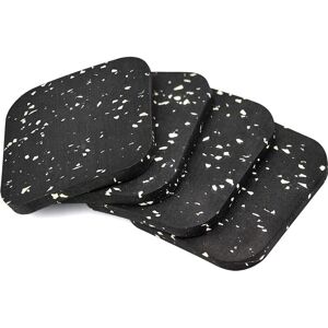 LINGHHANG 4 Pieces Anti-Slip Rubber Pads 100 x 100 x 10mm Rubber Pads Anti-Slip Furniture Pads for Furniture, Bed, Washing Machine and Dryer LINGHHANG 4 Pieces Anti-Slip Rubber Pads 100 x 100 x 10mm Rubber Pads Anti-Slip Furniture Pads for Furniture, Bed, Washing Machine and Dryer