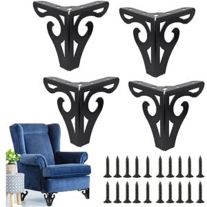 ERSANDY Pieces Furniture Sofa Legs, Sofa Legs, Modern Sofa Legs, tv Cabinet Legs, Bed Legs, for Cabinet, Sofa, Table Dresser(Black) ERSANDY Pieces Furniture Sofa Legs, Sofa Legs, Modern Sofa Legs, tv Cabinet Legs, Bed Legs, for Cabinet, Sofa, Table Dresser(Black)