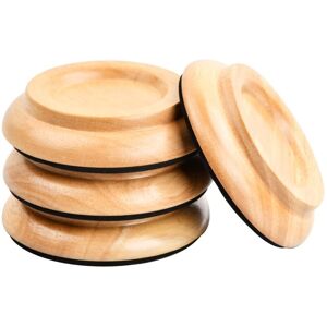 BEIJIYI 4 Pieces Hardwood Piano Protectors, Upright Piano Protective Pads, Furniture Leg Protector Pads, Non-Slip Protective Pads for Carpet Floors (Natural) BEIJIYI 4 Pieces Hardwood Piano Protectors, Upright Piano Protective Pads, Furniture Leg Protector Pads, Non-Slip Protective Pads for Carpet Floors (Natural)