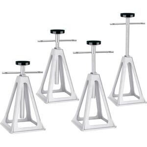 SANS MARQUE 4 pieces of aluminum support stands, caravan supports, height-adjustable supports, caravan stands, caravan accessories, up to 1000 kg, for caravan SANS MARQUE 4 pieces of aluminum support stands, caravan supports, height-adjustable supports, caravan stands, caravan accessories, up to 1000 kg, for caravan