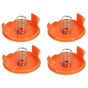 BEIJIYI (4 Spool Covers + 4 Springs) Replacement Spool Cap for Black Decker GH900 LST201 GH600 NST2018 CST2000, Cover Cap for Weed Eater Wacker BEIJIYI (4 Spool Covers + 4 Springs) Replacement Spool Cap for Black Decker GH900 LST201 GH600 NST2018 CST2000, Cover Cap for Weed Eater Wacker