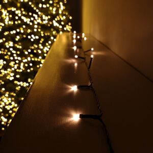 Premier Decorations - 400 led 40m Premier Christmas Indoor Outdoor Multi Function Battery Operated String Lights with Timer in Vintage Gold Premier Decorations - 400 led 40m Premier Christmas Indoor Outdoor Multi Function Battery Operated String Lights with Timer in Vintage Gold