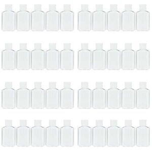 Tlily - 40PCS 2 Oz 60 Ml Clear Refillable Flip Top Travel Bottle Plastic pet Container Tlily - 40PCS 2 Oz 60 Ml Clear Refillable Flip Top Travel Bottle Plastic pet Container