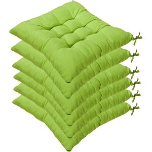 BEIJIYI 40x40cm Square Chair Cushions, Seat Cushions, Home Decor, Quilted Cushion, Comfortable and Colorful, Ideal for Indoor and Outdoor Use (Green) BEIJIYI 40x40cm Square Chair Cushions, Seat Cushions, Home Decor, Quilted Cushion, Comfortable and Colorful, Ideal for Indoor and Outdoor Use (Green)