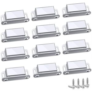 Cyslmuk - 45mm-12pc)Magnetic Catch, 12 Pieces Magnetic Catches Cupboard Magnets Strong Magnets Up to 6kg, for Drawers Shower Door Magnet Cabinet Cyslmuk - 45mm-12pc)Magnetic Catch, 12 Pieces Magnetic Catches Cupboard Magnets Strong Magnets Up to 6kg, for Drawers Shower Door Magnet Cabinet