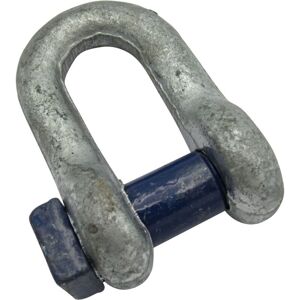 Securefix Direct - 6.5 Ton Galvanised Dee Shackle With Square Head - 6500KGS Marine Boat Trawler Tested Certified Securefix Direct - 6.5 Ton Galvanised Dee Shackle With Square Head - 6500KGS Marine Boat Trawler Tested Certified