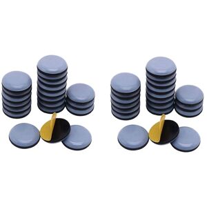 Tlily - 48 Pieces 25mm Series Self-Adhesive ptfe Furniture Pads Chair Leg Protectors for Easy Moving (Round) Tlily - 48 Pieces 25mm Series Self-Adhesive ptfe Furniture Pads Chair Leg Protectors for Easy Moving (Round)