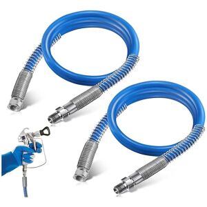 TLILY 4Ft Airless Paint Extension Hose,3/16Inch Pressure Whip Hose,3000PSI Extended Wall Painting Tube 2PCS TLILY 4Ft Airless Paint Extension Hose,3/16Inch Pressure Whip Hose,3000PSI Extended Wall Painting Tube 2PCS