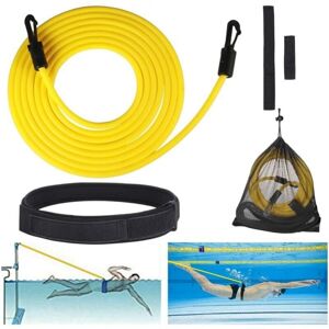 Cyslmuk - 4M Adjustable Swimming Pool Elastic, Resistance Swimming Belt, Professional Adult Children's Swimming Elastic, Swimming Belt, Swimming Cyslmuk - 4M Adjustable Swimming Pool Elastic, Resistance Swimming Belt, Professional Adult Children's Swimming Elastic, Swimming Belt, Swimming