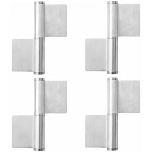 Serbia - 4pc Pack de 4 charnières à souder, sangle à souder en acier inoxydable pour portes métalliques, charnière robuste pour portails de jardin et Serbia - 4pc Pack de 4 charnières à souder, sangle à souder en acier inoxydable pour portes métalliques, charnière robuste pour portails de jardin et