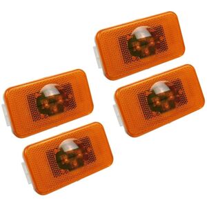 TLILY 4Pcs 24V Car Truck Led Side Marker Light 4Leds Indicator Warning Lamps TLILY 4Pcs 24V Car Truck Led Side Marker Light 4Leds Indicator Warning Lamps