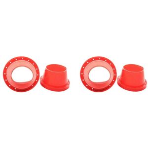 Tlily - 4Pcs 6.5 Inch Universal Car Speaker Cover Waterproof Silicone Sound Insulation and Heat Insulation Gasket Tlily - 4Pcs 6.5 Inch Universal Car Speaker Cover Waterproof Silicone Sound Insulation and Heat Insulation Gasket