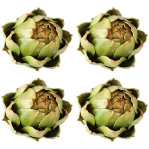 Tlily - 4Pcs Artificial Artichoke Vegetables&Fruits for Home Party Table Deco Tlily - 4Pcs Artificial Artichoke Vegetables&Fruits for Home Party Table Deco
