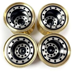 TLILY 4Pcs Brass Clamp Ring Metal 1.0 Wheel Rim Hub for fms FCX24 Max Smasher 1/24 rc Crawler Car Upgrade Parts,1 TLILY 4Pcs Brass Clamp Ring Metal 1.0 Wheel Rim Hub for fms FCX24 Max Smasher 1/24 rc Crawler Car Upgrade Parts,1