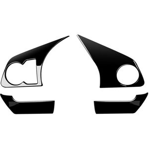 Tlily - 4Pcs Car Glossy Black Steering Wheel Panel Cover Trim Decoration Frame Sticker For Toyata Raize 200 Series/210A Tlily - 4Pcs Car Glossy Black Steering Wheel Panel Cover Trim Decoration Frame Sticker For Toyata Raize 200 Series/210A