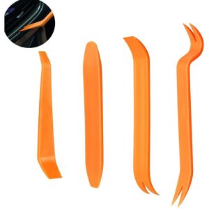 CSPARKV 4Pcs Car Trim Removal Tool, Professional Car Disassembly Installation Tool Kit for Car Radio Audio Interior Trim Dash Dashboard, Installer Pry Tool CSPARKV 4Pcs Car Trim Removal Tool, Professional Car Disassembly Installation Tool Kit for Car Radio Audio Interior Trim Dash Dashboard, Installer Pry Tool