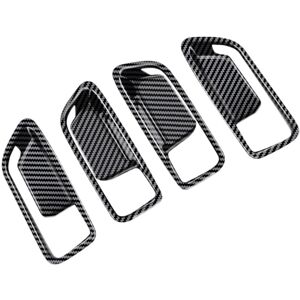 TLILY 4Pcs Carbon Interior Mouldings Inner Door Handle Bowl Panel Decoration Cover Trim for Toyota Corolla Cross 2021 2022 RHD TLILY 4Pcs Carbon Interior Mouldings Inner Door Handle Bowl Panel Decoration Cover Trim for Toyota Corolla Cross 2021 2022 RHD