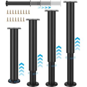 WOIYIC 4pcs Furniture Legs Bed Support Legs Adjustable Furniture Legs 25-42cm,Furniture Legs for Sofa,Sofa Leg,for Table Chair Cabinets Sofa Leg,Bed,Table WOIYIC 4pcs Furniture Legs Bed Support Legs Adjustable Furniture Legs 25-42cm,Furniture Legs for Sofa,Sofa Leg,for Table Chair Cabinets Sofa Leg,Bed,Table