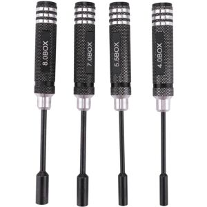 Tlily - 4Pcs Hex Nut Drivers Screw Driver Tools Kit Set for rc Helicopter Boat Rc Cars, Metal 4.0/5.5/7.0/8.0mm Screwdrivers Tlily - 4Pcs Hex Nut Drivers Screw Driver Tools Kit Set for rc Helicopter Boat Rc Cars, Metal 4.0/5.5/7.0/8.0mm Screwdrivers