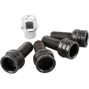 Tlily - 4Pcs M141.5MM Steel Wheel Bolt & Lock Lug Nut Set with Key for -Audi Golf Jetta Replacement Parts and Accessorie Black Tlily - 4Pcs M141.5MM Steel Wheel Bolt & Lock Lug Nut Set with Key for -Audi Golf Jetta Replacement Parts and Accessorie Black