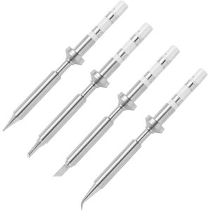 Tlily - 4Pcs Mini Pencil Soldering Iron Tips Replacement for Pinecil Micro-Soldering Iron,PTS200/TS100 Portable Solder Pen Tool Tlily - 4Pcs Mini Pencil Soldering Iron Tips Replacement for Pinecil Micro-Soldering Iron,PTS200/TS100 Portable Solder Pen Tool
