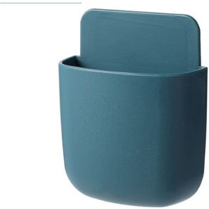 Cyslmuk - 4Pcs Blue Wall Mounted Remote Control Storage Box Self-Adhesive Remote Control Holder Phone Charging Rack Stand for Remote Control, Pencil, Cyslmuk - 4Pcs Blue Wall Mounted Remote Control Storage Box Self-Adhesive Remote Control Holder Phone Charging Rack Stand for Remote Control, Pencil,