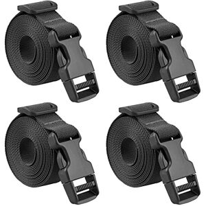 Cyslmuk - 4pcs Quick Release Buckle Strap 2.5x300cm Suitcase Strap Small Plastic Ratchet Strap for Luggage Tie Down Fixing Moving,Black Cyslmuk - 4pcs Quick Release Buckle Strap 2.5x300cm Suitcase Strap Small Plastic Ratchet Strap for Luggage Tie Down Fixing Moving,Black
