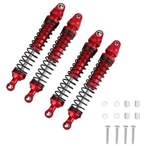 GOTRAYS 4pcs rc Shock Absorber, Aluminum Shock Absorbers Assembled Shock Absorber Springs rc Damper Upgrade Parts for 1/10 rc Crawler Car Truck(100mm) GOTRAYS 4pcs rc Shock Absorber, Aluminum Shock Absorbers Assembled Shock Absorber Springs rc Damper Upgrade Parts for 1/10 rc Crawler Car Truck(100mm)