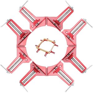 Memkey - 4pcs Right Angle 90 Degree Clamp Set, Adjustable Corner Clamp Set for Woodworking, Corner Clamps for Woodworking Memkey - 4pcs Right Angle 90 Degree Clamp Set, Adjustable Corner Clamp Set for Woodworking, Corner Clamps for Woodworking