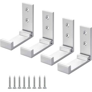 Linghhang - 4Pcs (Silver) Aluminum Alloy Wall Mounted Hanger Hook 90° Foldable Coat Hooks with Screws for Wall Door Cabinet Kitchen Bathroom Wall Linghhang - 4Pcs (Silver) Aluminum Alloy Wall Mounted Hanger Hook 90° Foldable Coat Hooks with Screws for Wall Door Cabinet Kitchen Bathroom Wall