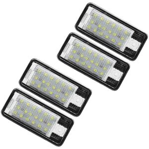 Tlily - 4Pcs White Car led License Plate Light Lamp for - A3 S3 8P A4 B6 B7 A5 A6 4F A8 S8 C6 Tlily - 4Pcs White Car led License Plate Light Lamp for - A3 S3 8P A4 B6 B7 A5 A6 4F A8 S8 C6