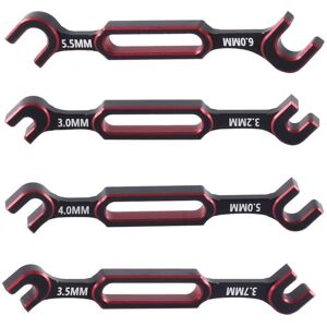 TLILY 4Pcs Wrench 3/3.2/3.5/3.7/4/5/5.5/6mm Turnbuckle Nut Ball End Joint Remover Universal Tool for rc Car Drone Boat,2 TLILY 4Pcs Wrench 3/3.2/3.5/3.7/4/5/5.5/6mm Turnbuckle Nut Ball End Joint Remover Universal Tool for rc Car Drone Boat,2