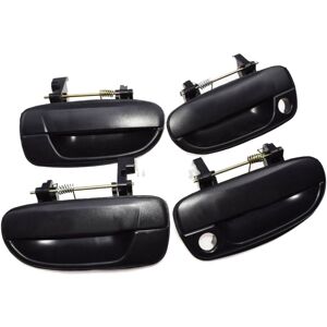 TLILY 4PCS(Front Rear Left Right)Outer Outside Exterior Door Handle Black for Accent 2000-2005 New TLILY 4PCS(Front Rear Left Right)Outer Outside Exterior Door Handle Black for Accent 2000-2005 New